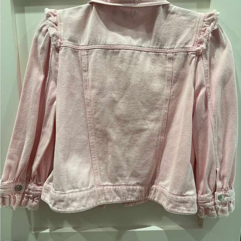 Generation Love Pink Ruffle Jean Jacket - Picture 4 of 4
